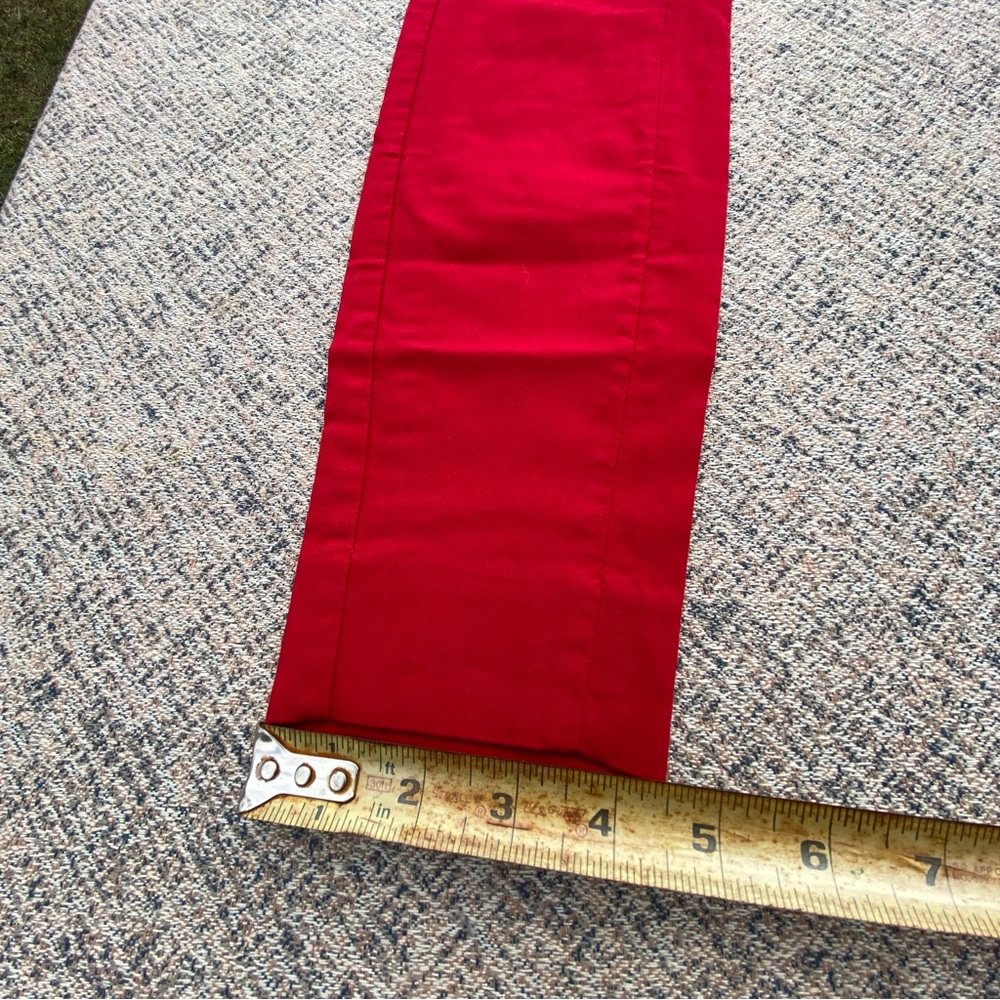 The Limited Exact Stretch Red Skinny Ankle Pant size 0 - Picture 10 of 11